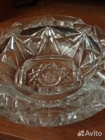 Пепельница хрустальная СССР