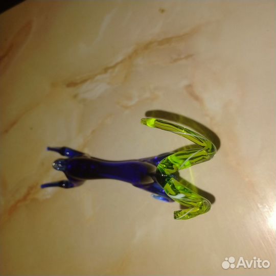 Фигурки из цветного стекла СССР, под реставрацию