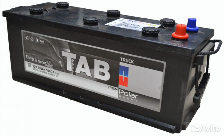 Акб 150 TAB Polar Truck евро полярность