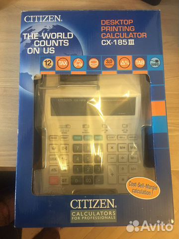 Калькуля�тор citizen CX-185 III