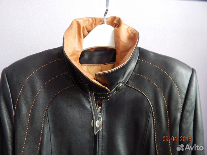 Плащ кожанный