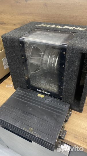 Сабвуфер и усилитель