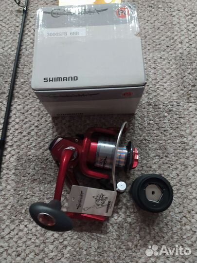 Спининг kaida1шт,катушка shinand1шт, плетенка2шт