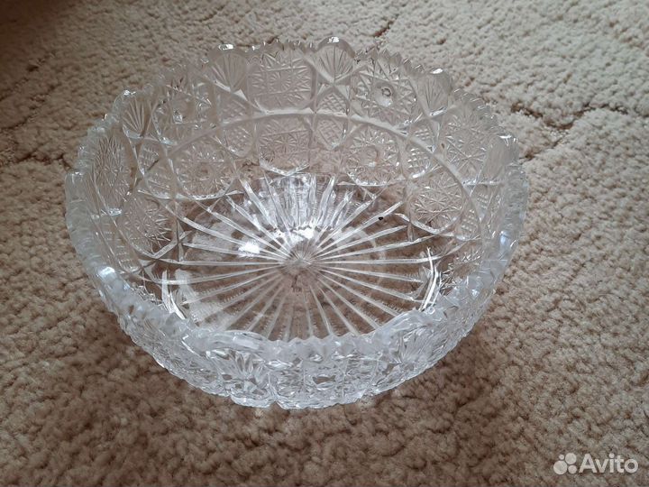 Ваза хрустальная большая СССР
