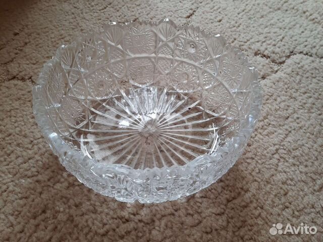 Ваза хрустальная большая СССР