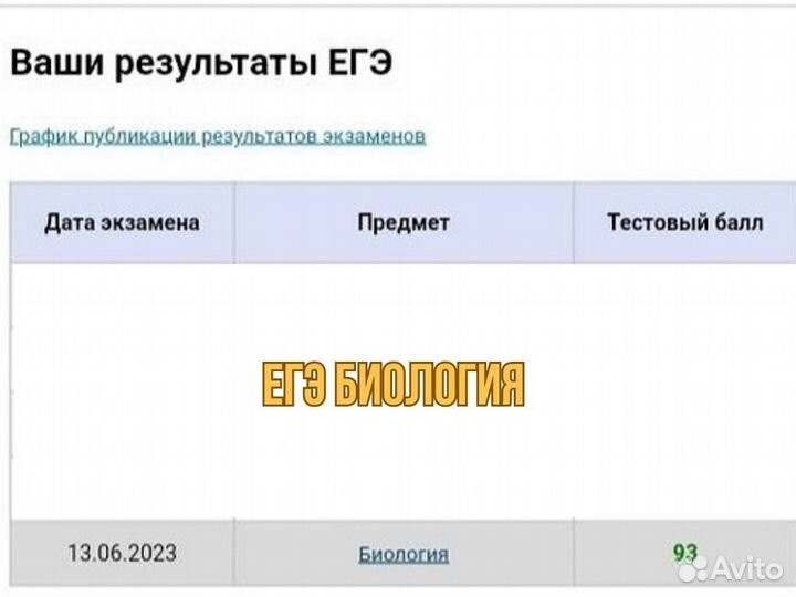 Репетитор по Биологии огэ и егэ
