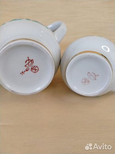 Кофейник и молочник Довбыш