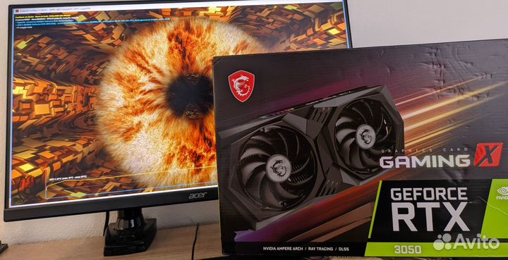Видеокарта Nvidia RTX 3050 8GB