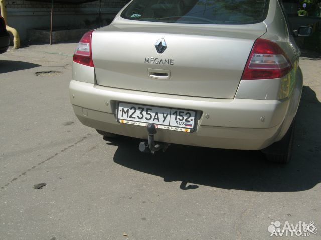 Фаркоп для renault megan 2 (LM) (седан) 2003-2009