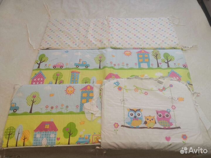 Бортики в детскую кроватку