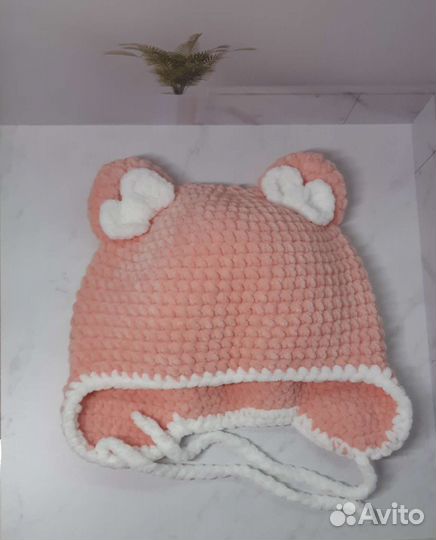 Шапка детская, ручной работы