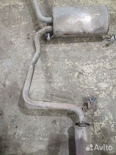 Глушитель в сборе (Skoda Octavia)