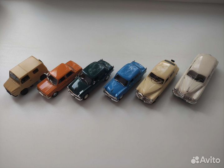 Автолегенды СССР Модели 1:43 модельки