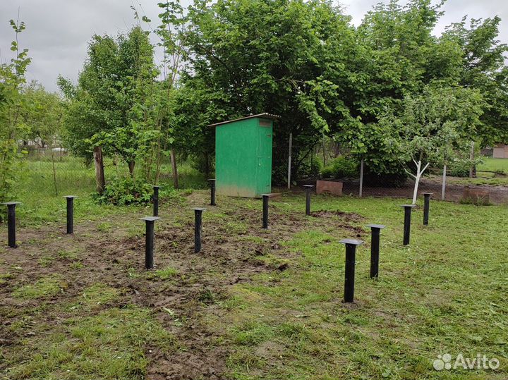 Монтаж винтовых свай