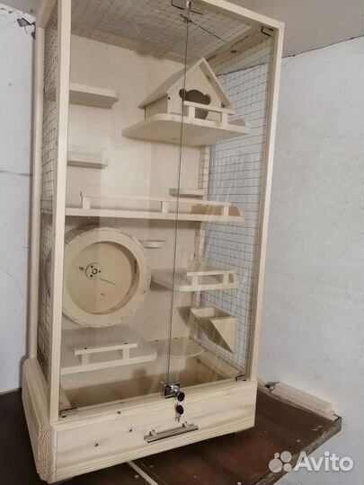 Большая клетка витрина для шиншилл и др грызунов