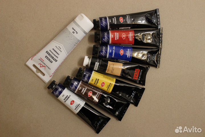 Акриловые краски художественные