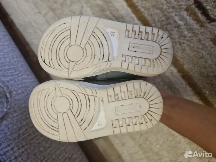 Демисезонные кожаные ботинки Котофей 21 размер