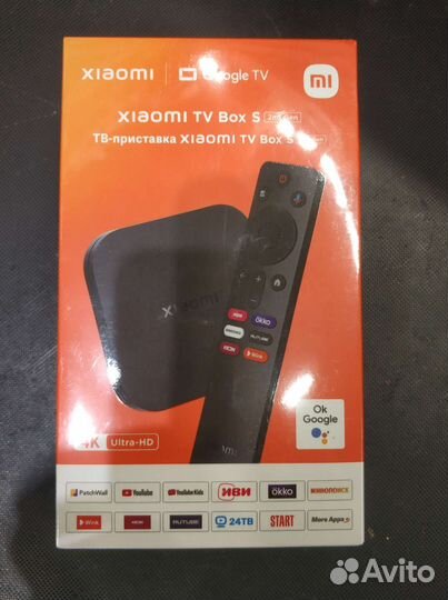 Смарт-приставка Xiaomi TV Box S 2nd Gen новая