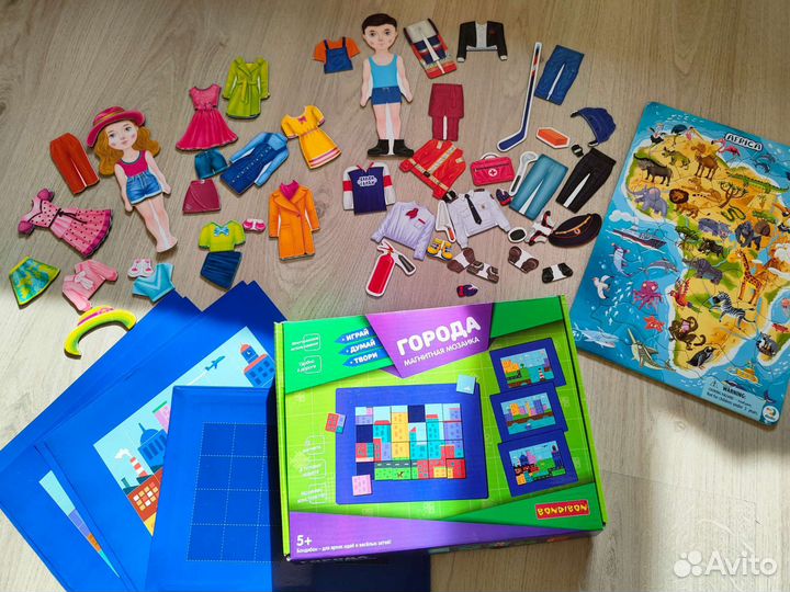 Развивающие игры Магнитная мозаика Bondibon