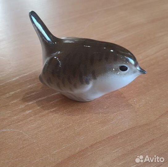 Фигурка птичка крапивник. лфз СССР