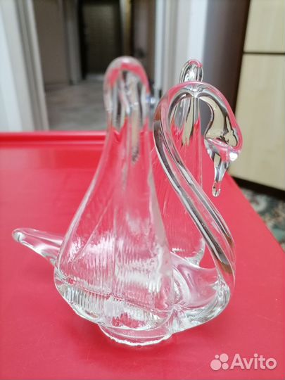 Лебедь хрустальный СССР-3 штуки
