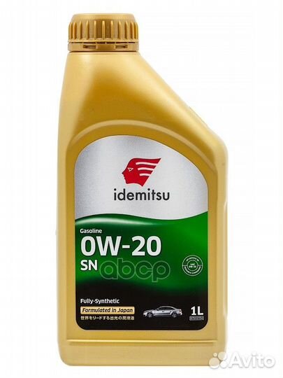 Idemitsu fully-synthetic SN/GF-5 0W20 Масло мо