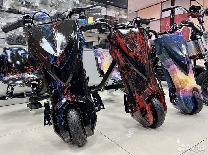 Электро дрифт карт / самокат для дрифта