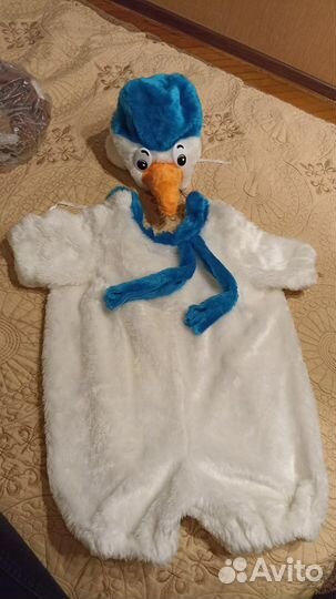 Новогодний костюм снеговик