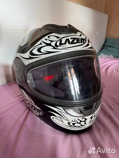 Мотошлем Laser (размер XS) с гарнитурой Cardo