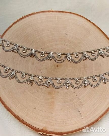 Браслеты на ноги, пара браслетов на ногу