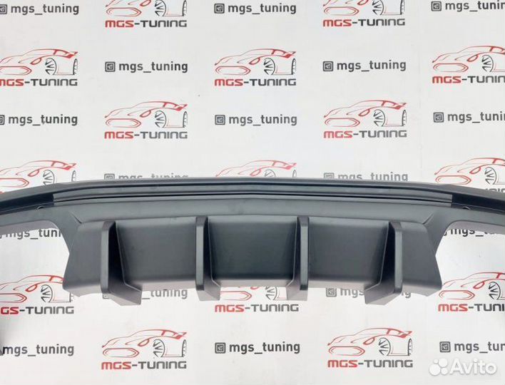 Диффузор 2х2 Competition на Chevrolet Camaro 16-18