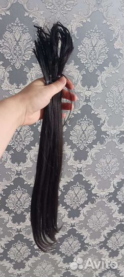 Волосы люкс, прямые, с плотными концами