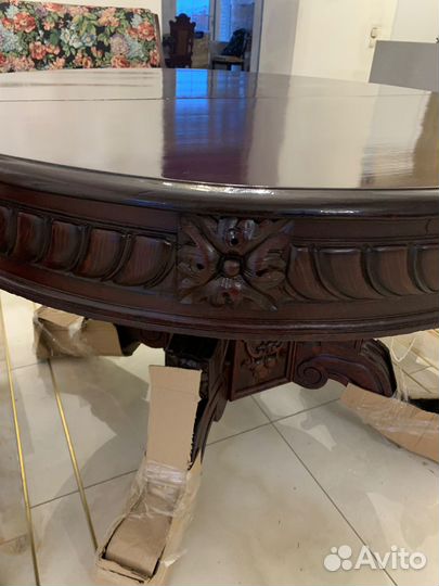 Редкий Старинный обеденный стол