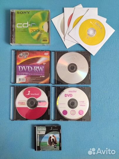 Диски CD-R/ DVD / DVD-RW для записи