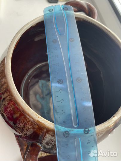 Большой горшок для запекания в духовке 3л