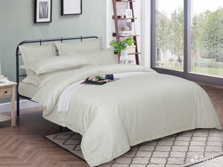 Ткань Страйп-Сатин для постельного белья