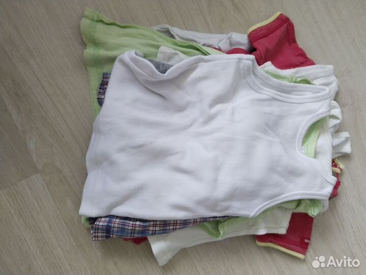 Детские вещи для мальчика, 2 больших пакета