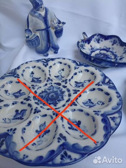 Фарфоровая посуда гжель