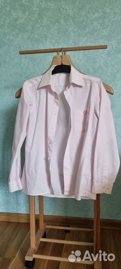Рубашки школьные для мальчика 140, 134