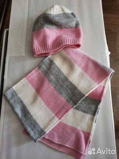 Комплект шапка, шарф