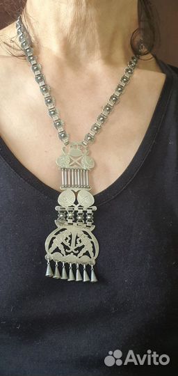 Серебряное колье Чили