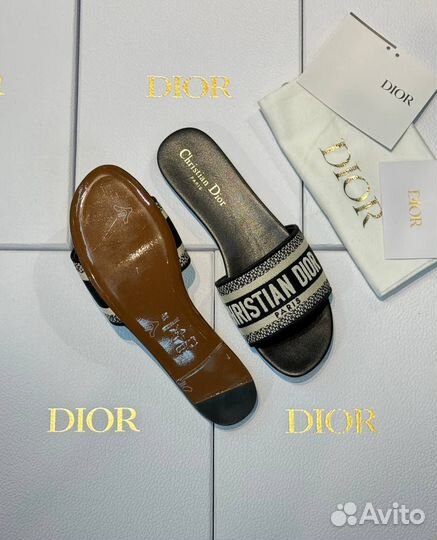 Босоножки Dior чёрные *Премиум