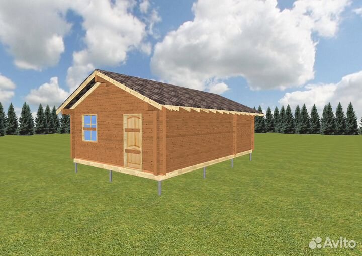Дом из профилированного бруса 6х9