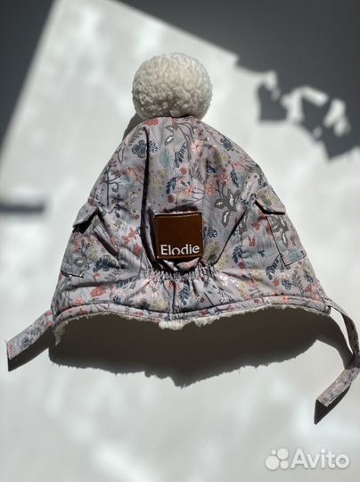 Зимняя шапка и варежки краги Elodie Details новые