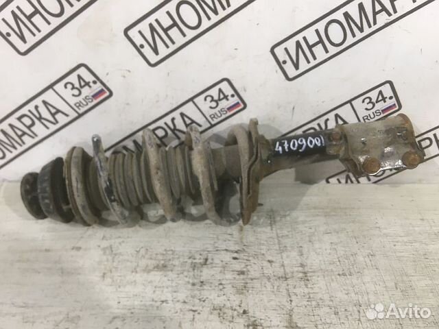 Стойка передняя левая всборе hyundai solaris