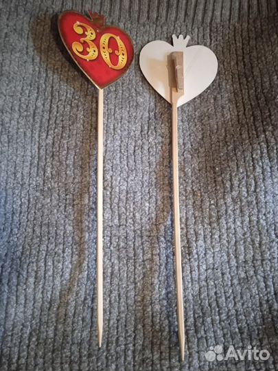 Декор на палочке с прищепкой 