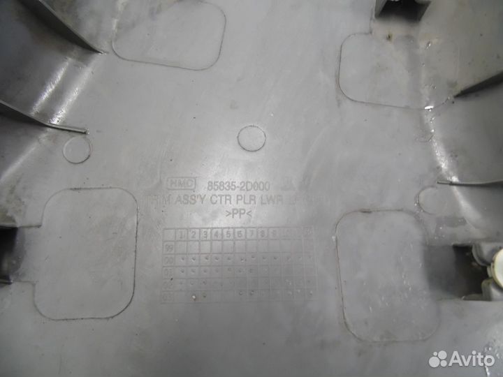 Обшивка стойки Elantra 2000-2005