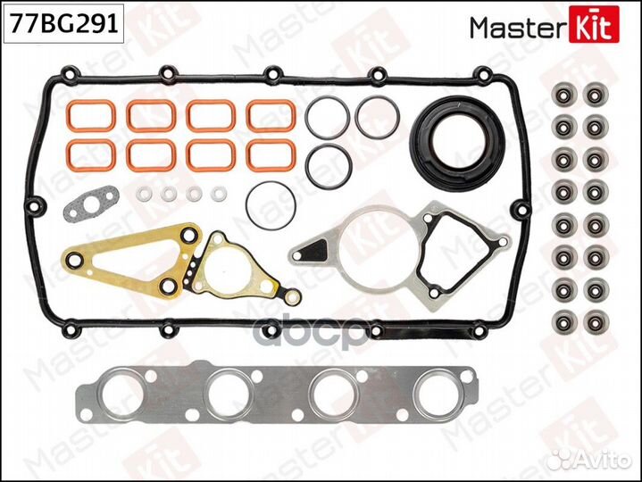 77BG291 Комплект прокладок ГБЦ Ford CYF5; cyfg;