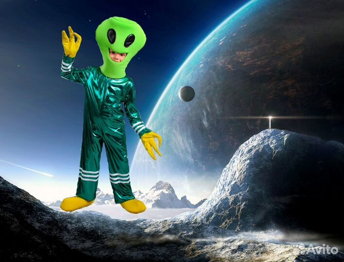 Костюм инопланетятина и космонавта