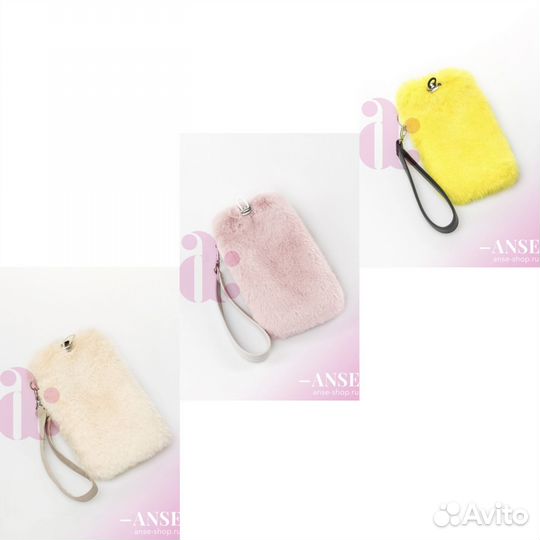 Чехол для телефона из искусственного меха
